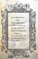 Vitruvio, "De architectura", Tacuino, 1511 / Vitruvius, "De architectura", Tacuino, 1511