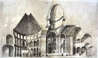 Sezione della Basilica del Santo Sepolcro (1609) / Section of the Church of the Holy Sepulchre (1609)